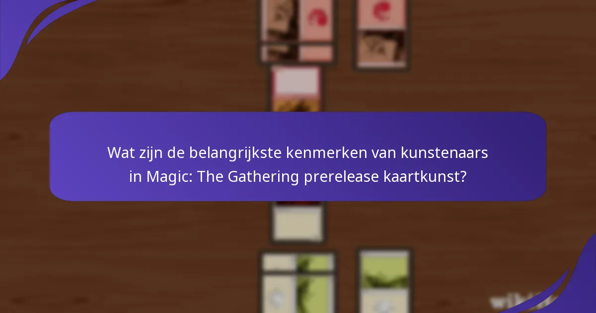 Welke kunstenaars hebben de grootste impact gehad op Magic: The Gathering kaartkunst?