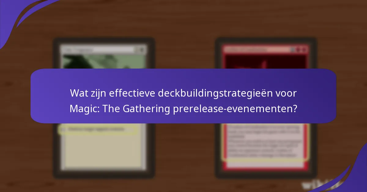 Welke formatoverwegingen moeten spelers in gedachten houden voor prerelease-evenementen?