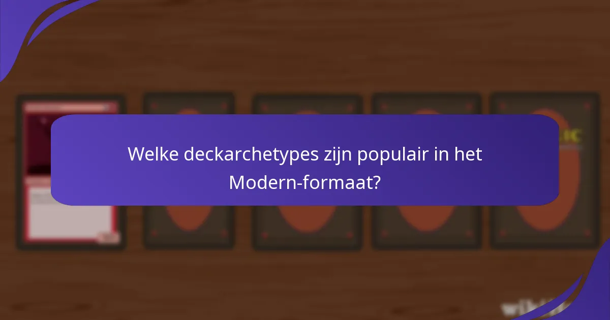 Welke inzichten uit de gemeenschap zijn waardevol voor Modern-spelers?
